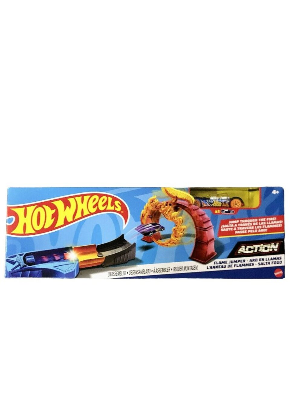 NEW 2012 Hot Wheels Flame Jumper Track Set Race Car Toy